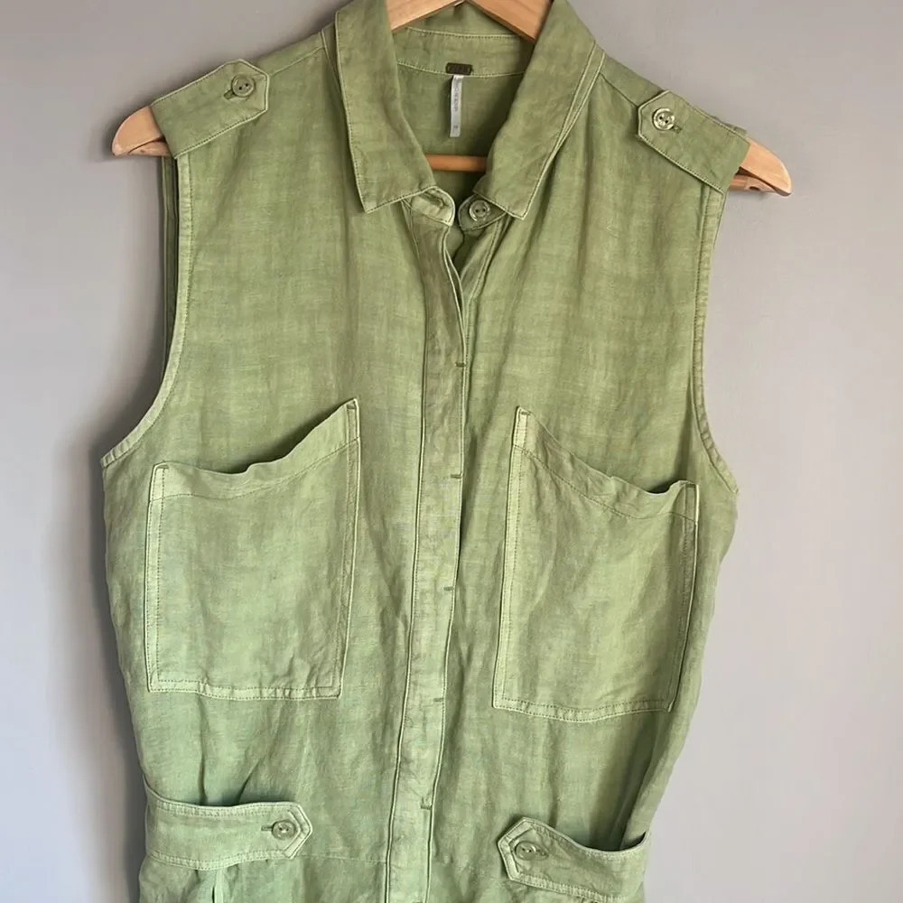 YFB HUDSON ROMPER // BAYLEAF PIGMENT - Picture 3 of 14